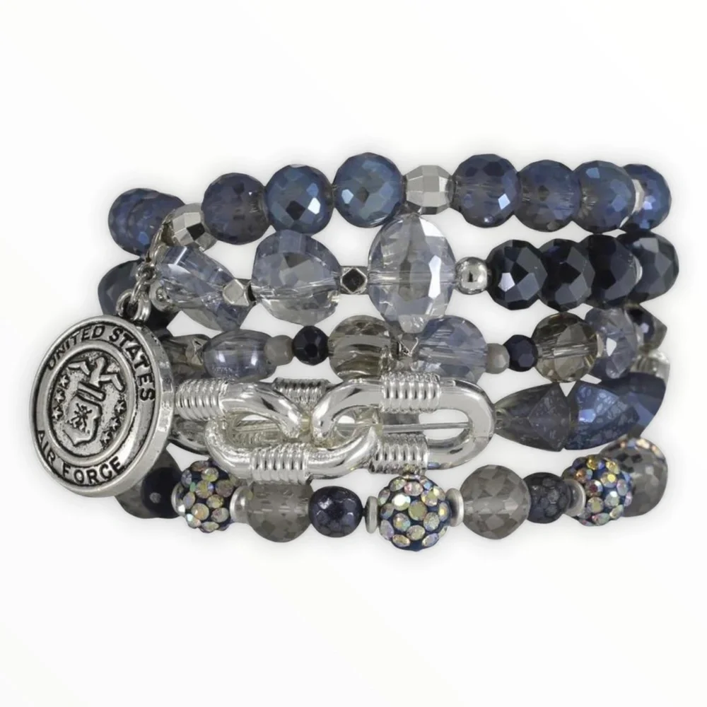 "Air Force" Bracelet Stack - Picture 3 of 3